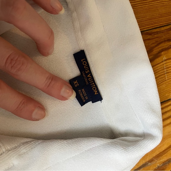 Louis Vuitton Cream Short Sleeve Fitted Polo Shirt - Picture 3 of 5